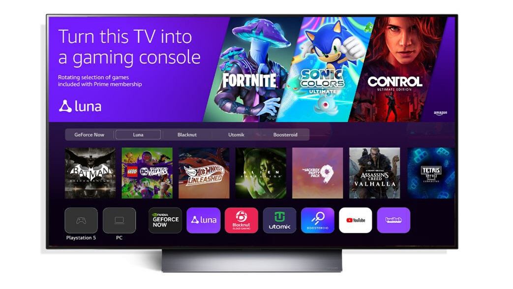 Amazon Luna now on LG TVs