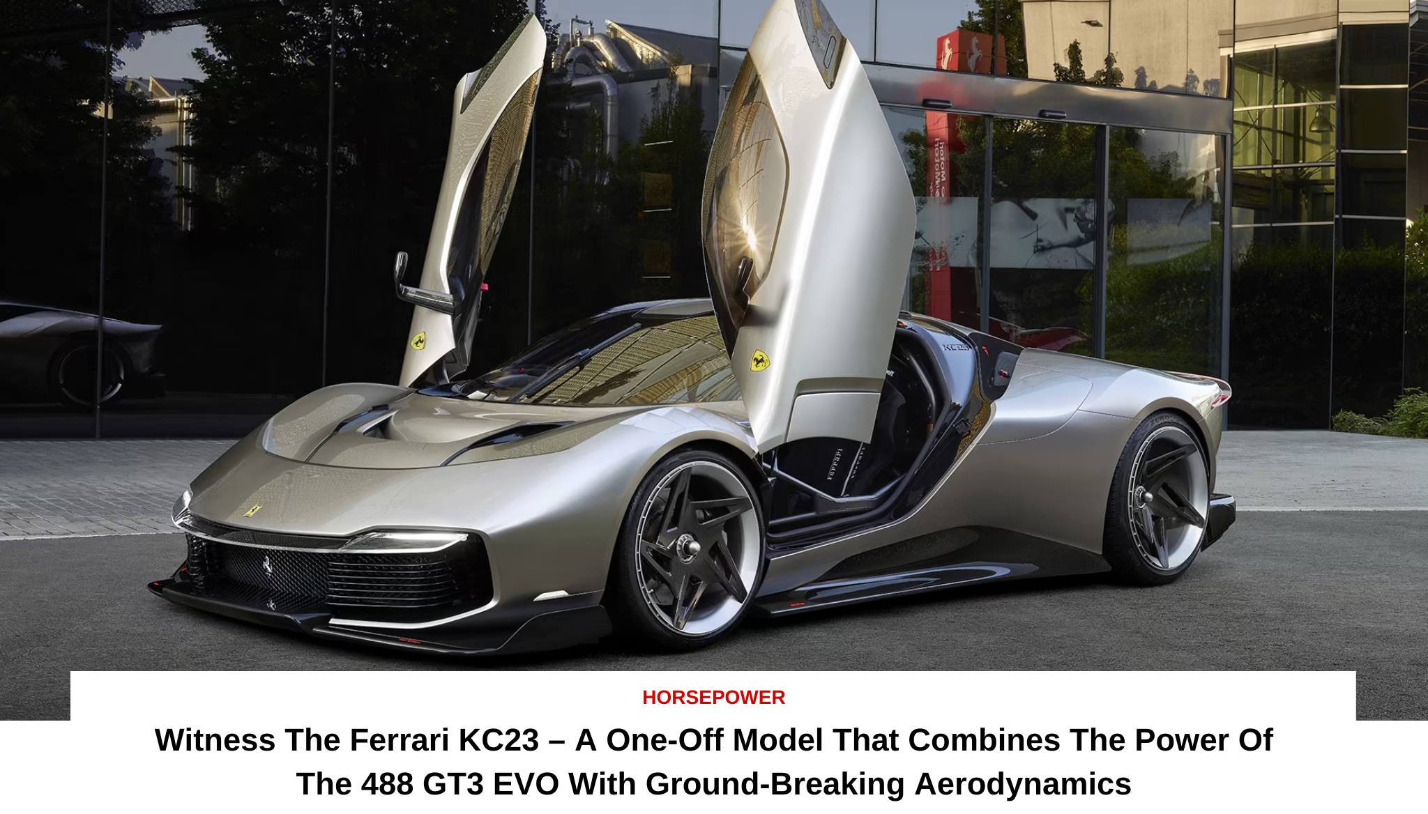 Ferrari Unveils the KC23: A Singular Vision of Performance and Elegance