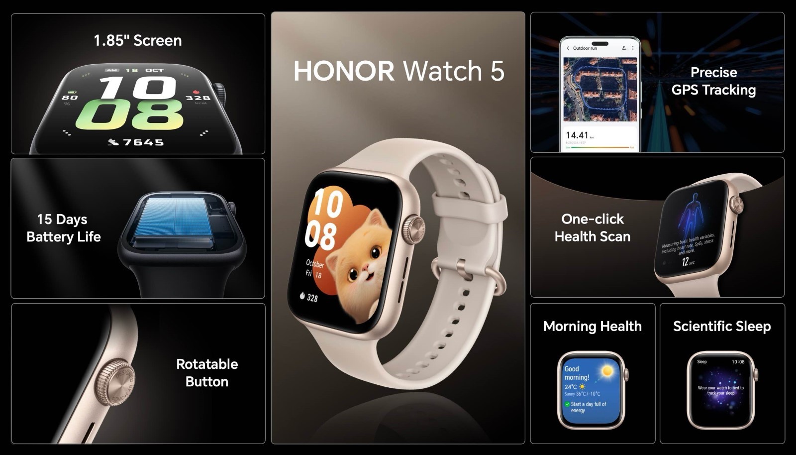 Artificial intelligence in full display, Honor launches wearable and tablet
