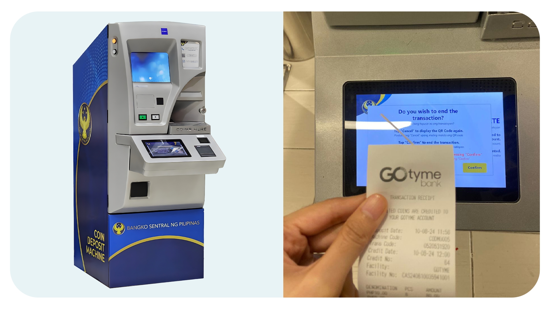 GoTyme Bank becomes first bank to support Coin Deposit Machines