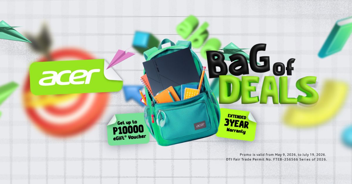 Acer Back-to-School Promo: Up to Php10,000 in Vouchers