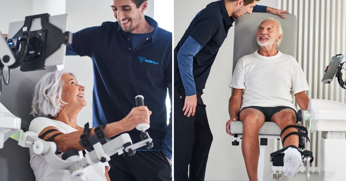 EGZOTech showcases two-motor rehabilitation robot designed for neurological and orthopaedic therapy in Bangkok