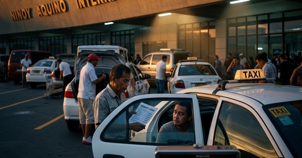 How an alleged airport taxi scam left a Thai tourist fleeing to safety