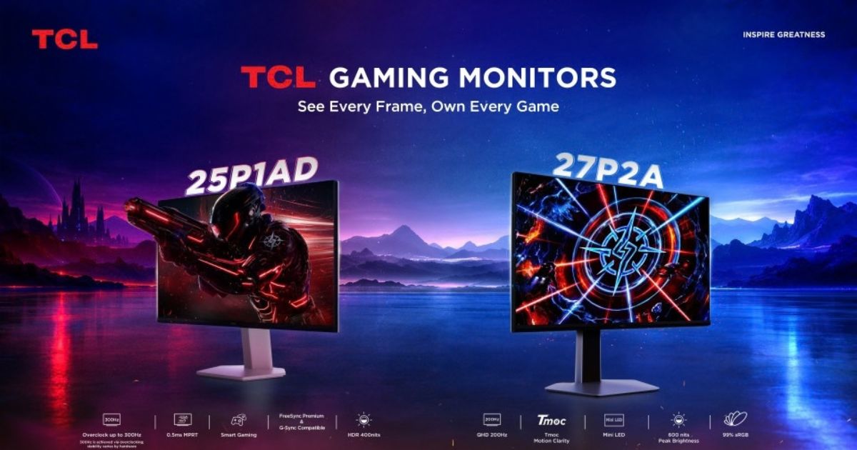 Why TCL’s new gaming monitors feature over-clockable refresh rates and Mini LED technology