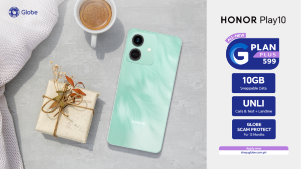 Honor Play 10 is now available at Globe Stores nationwide